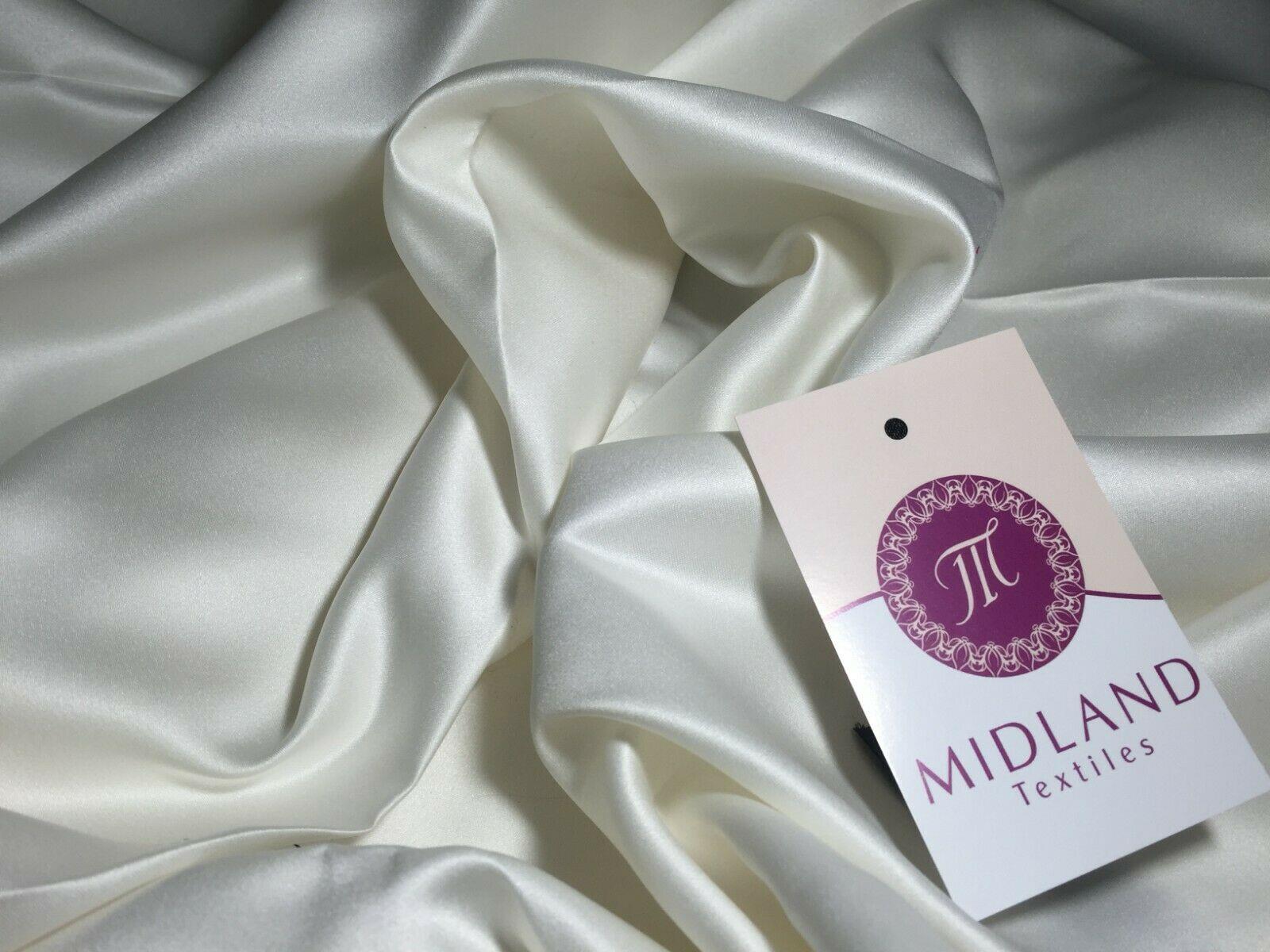 Peau-De-Soie medium weight Matt Satin wedding dresses fabric 58" Wide MK965