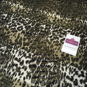 Animal Print Stretch Jersey Fabric