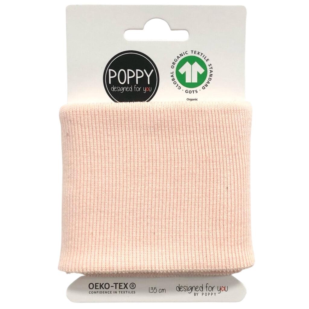 Organic Ribbed Cuffs Fabric ideal for Headbands cuffs 135cm Long 7cm Wide M1655