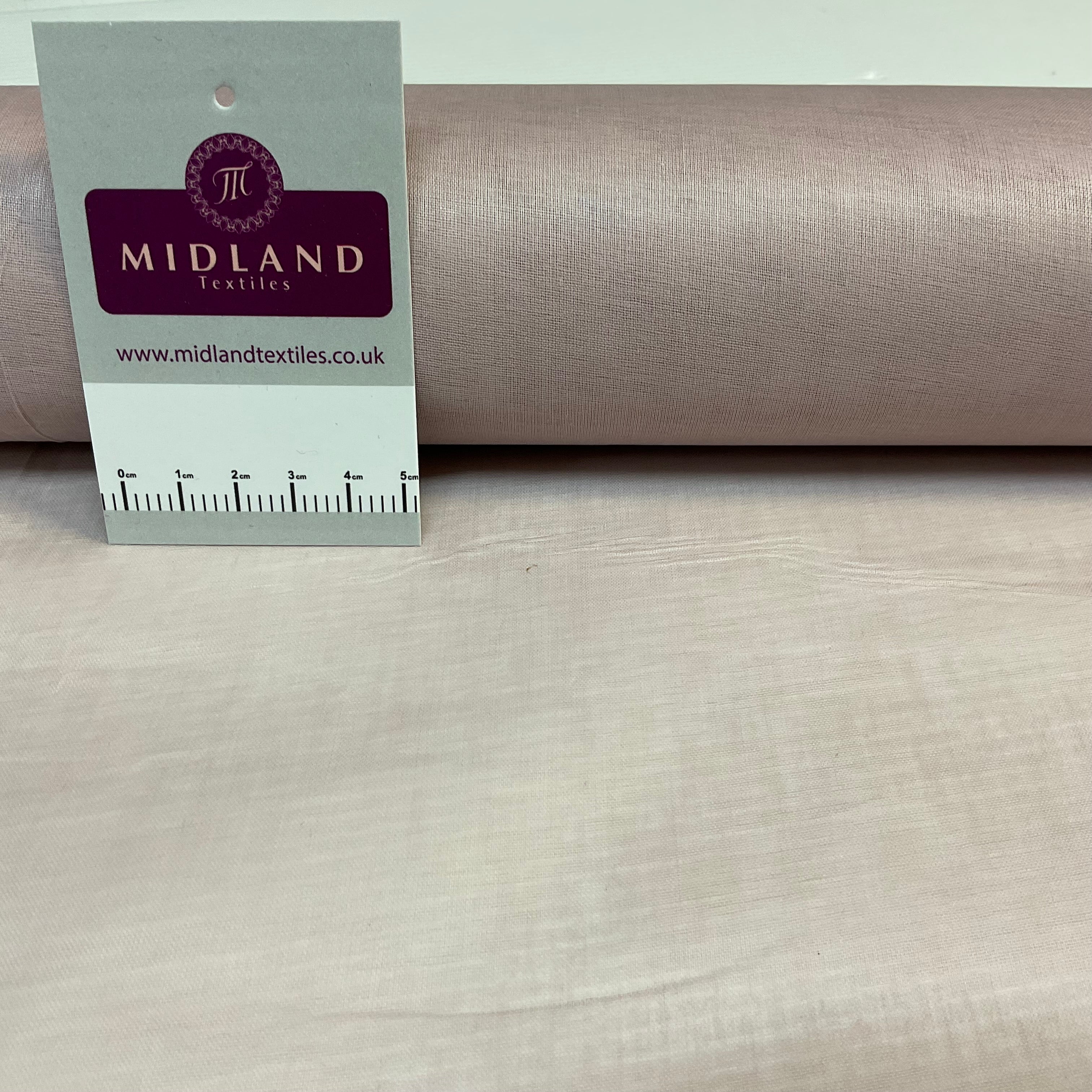 100% Cotton Organdie stiff lightweight fabric used for lining 43' M689