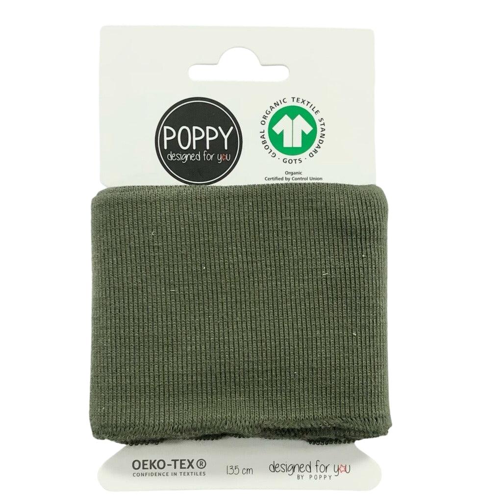 Organic Ribbed Cuffs Fabric ideal for Headbands cuffs 135cm Long 7cm Wide M1655