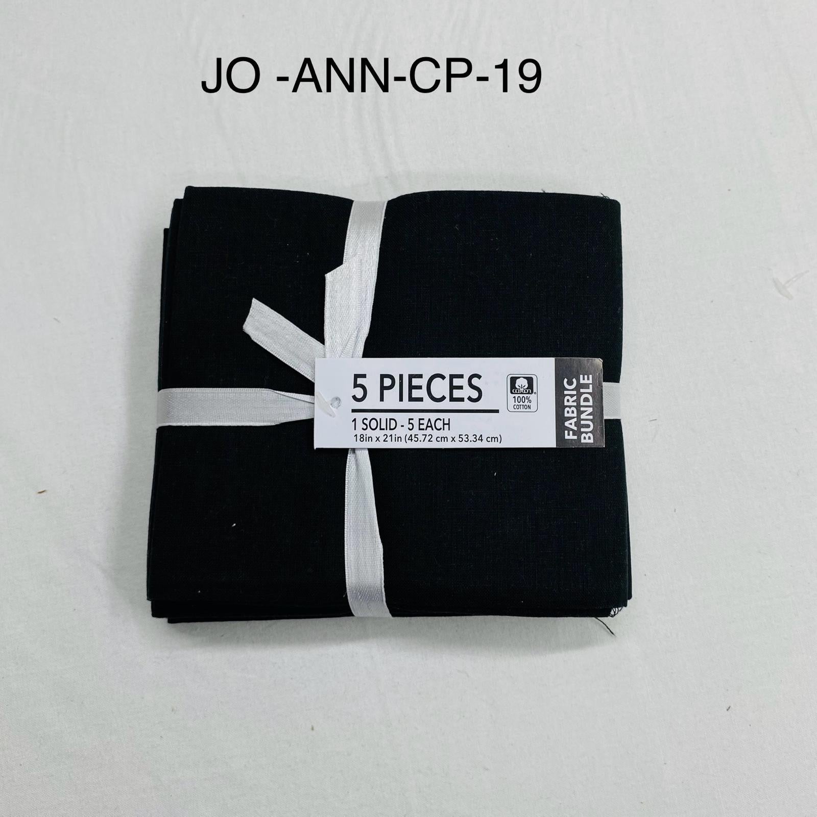 5 Piece 100% Cotton 5 Designs Fat Quarter Bundle - 45cm x 53cm Fabric M1981