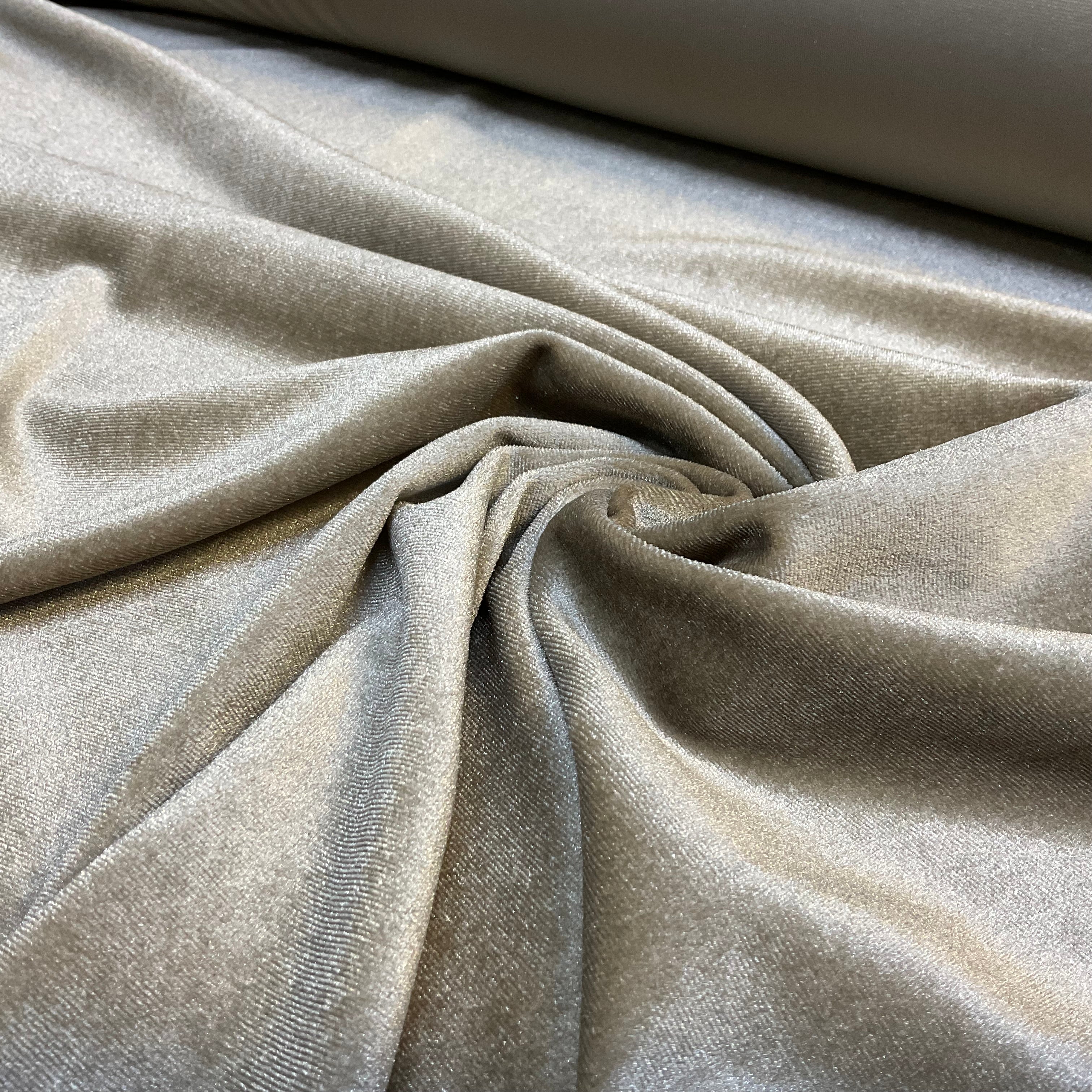Plain Spandex Plush Velour Fabric – 147cm Wide – Soft Stretch Luxury M2072