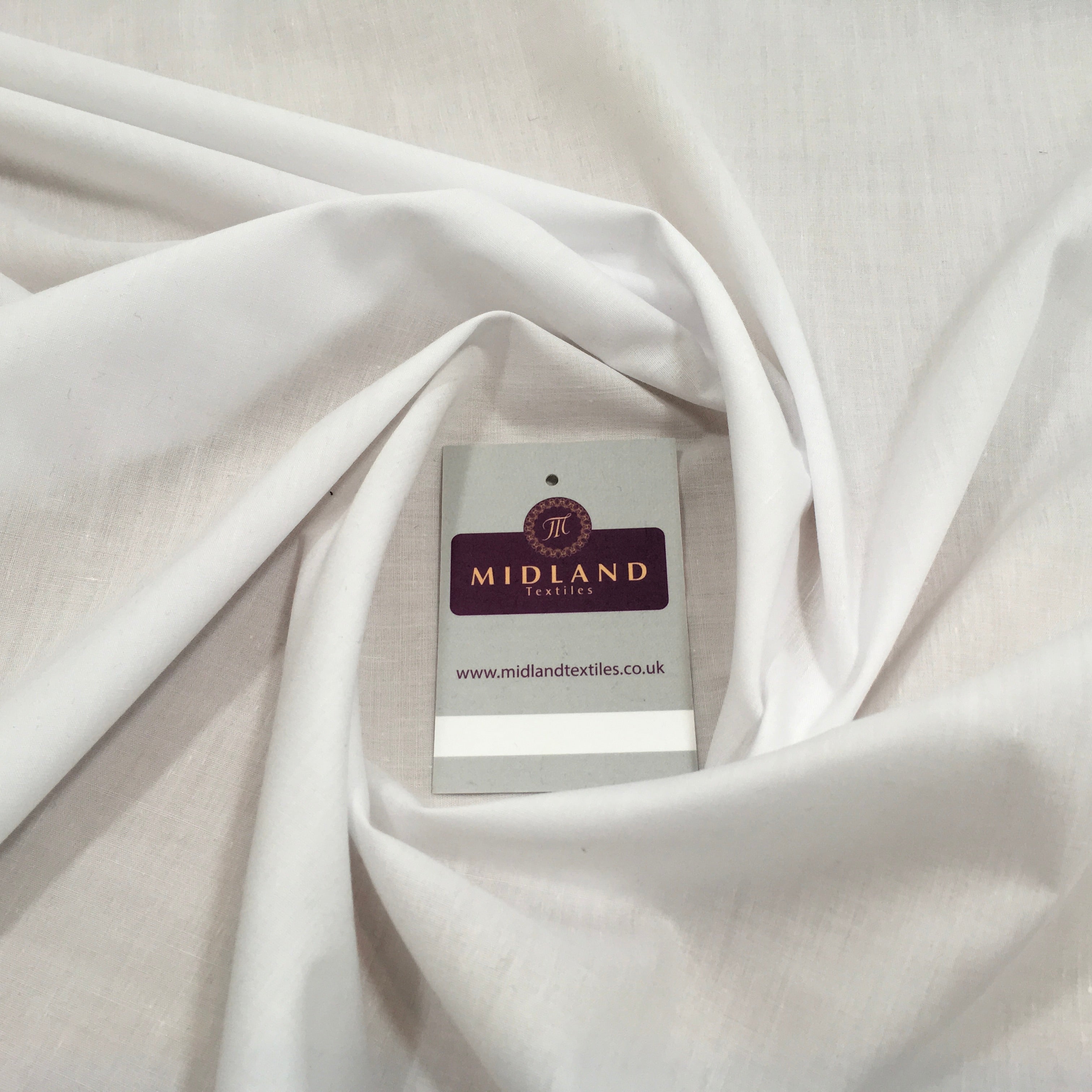 60' Wide Plain Polycotton Fabric - Versatile & Easy Care! M2018 Mtex