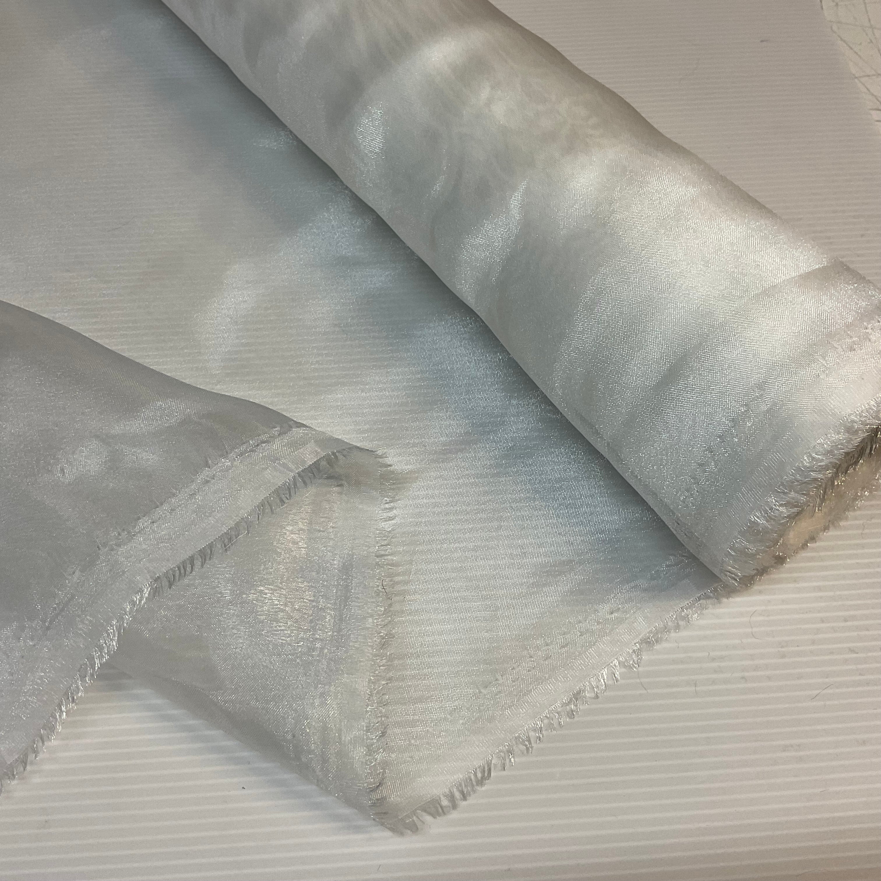 Plain Sheer Lightweight Organza Voile Drape Curtain, Wedding, Chair Sash Fabric 150cm Wide M1750