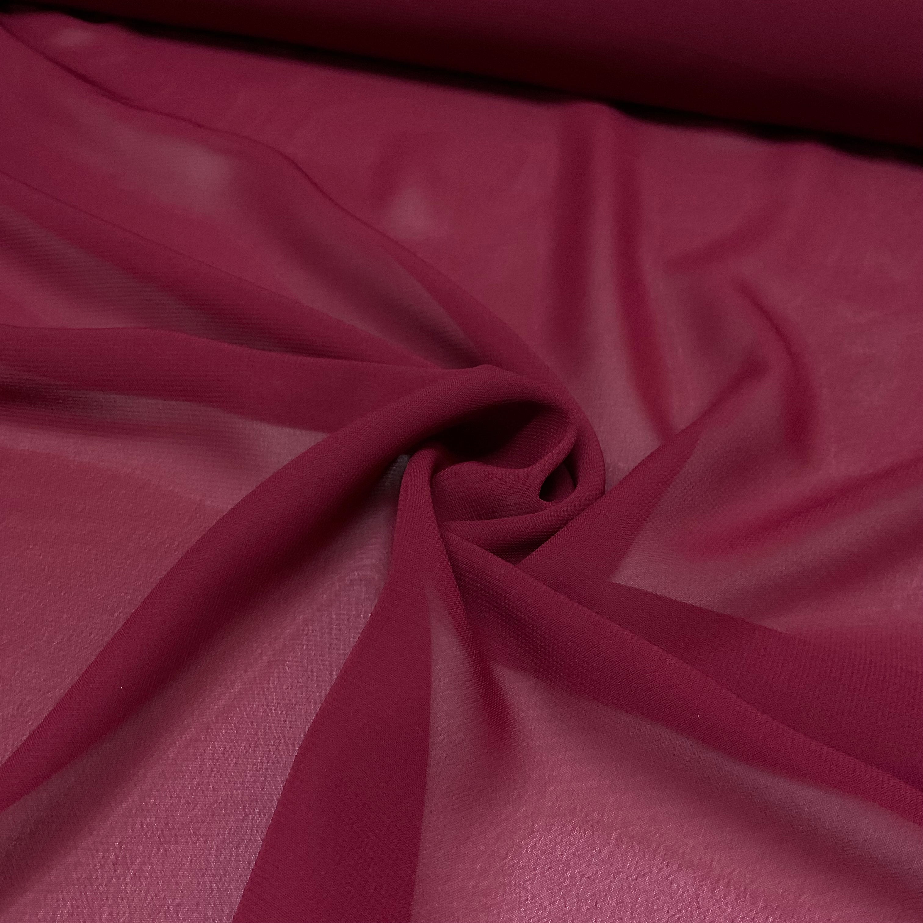 Plain lightweight sheer chiffon dress scarf fabric 150cm wide M2073