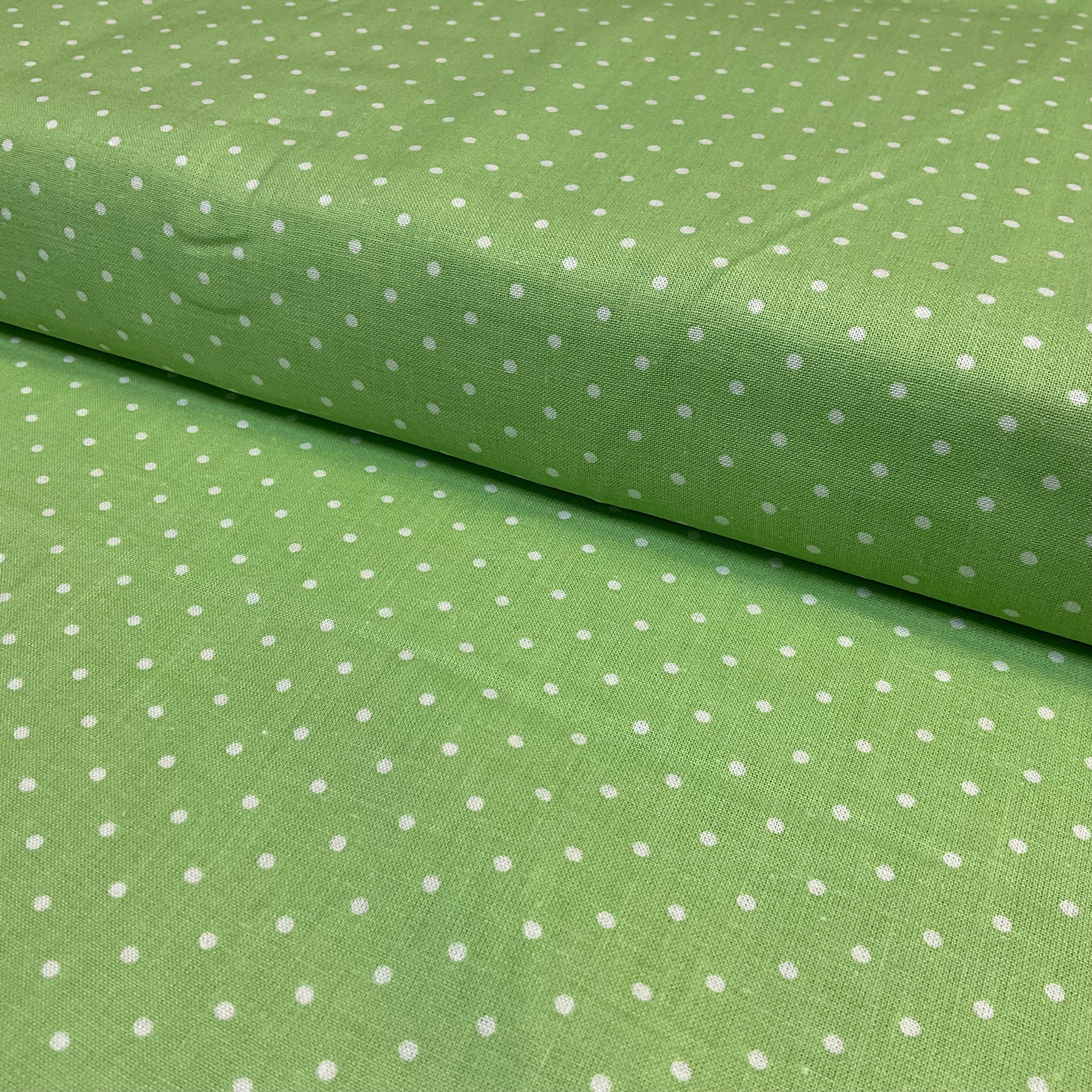 Swiss Pin Dot Spots 100% Cotton Poplin Fabric – 112cm Wide – Ditsy Polka Dot Design M2063
