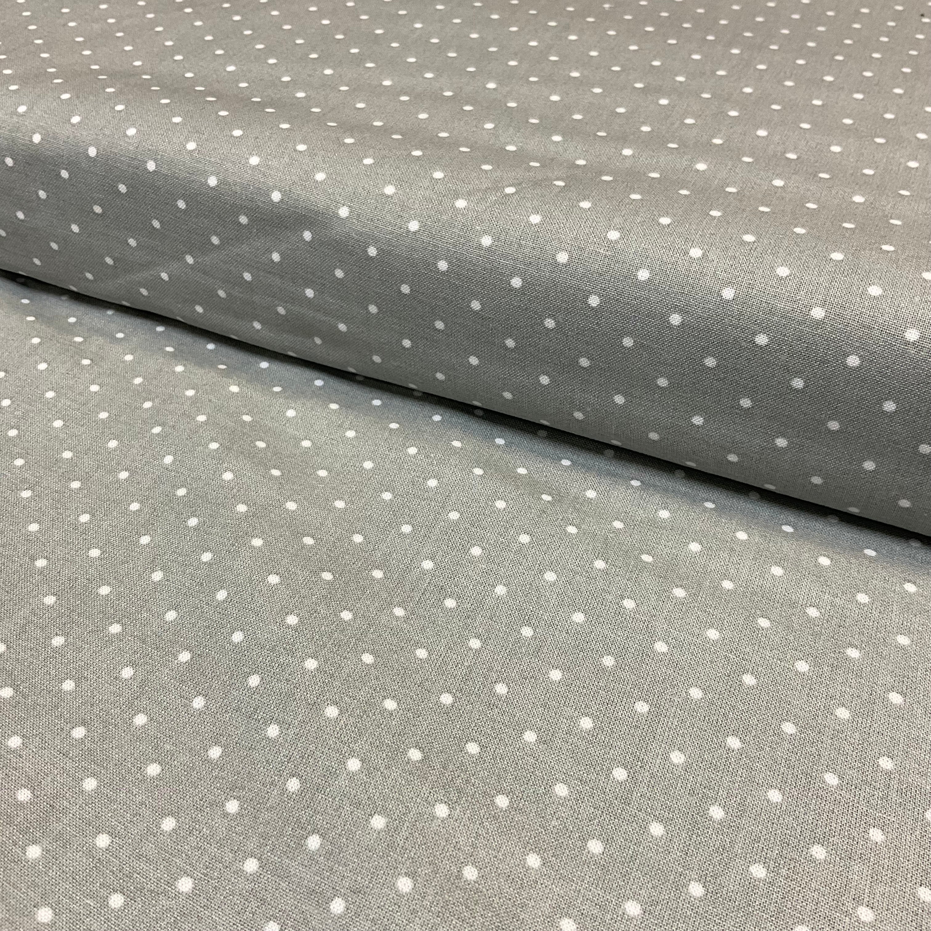 Swiss Pin Dot Spots 100% Cotton Poplin Fabric – 112cm Wide – Ditsy Polka Dot Design M2063