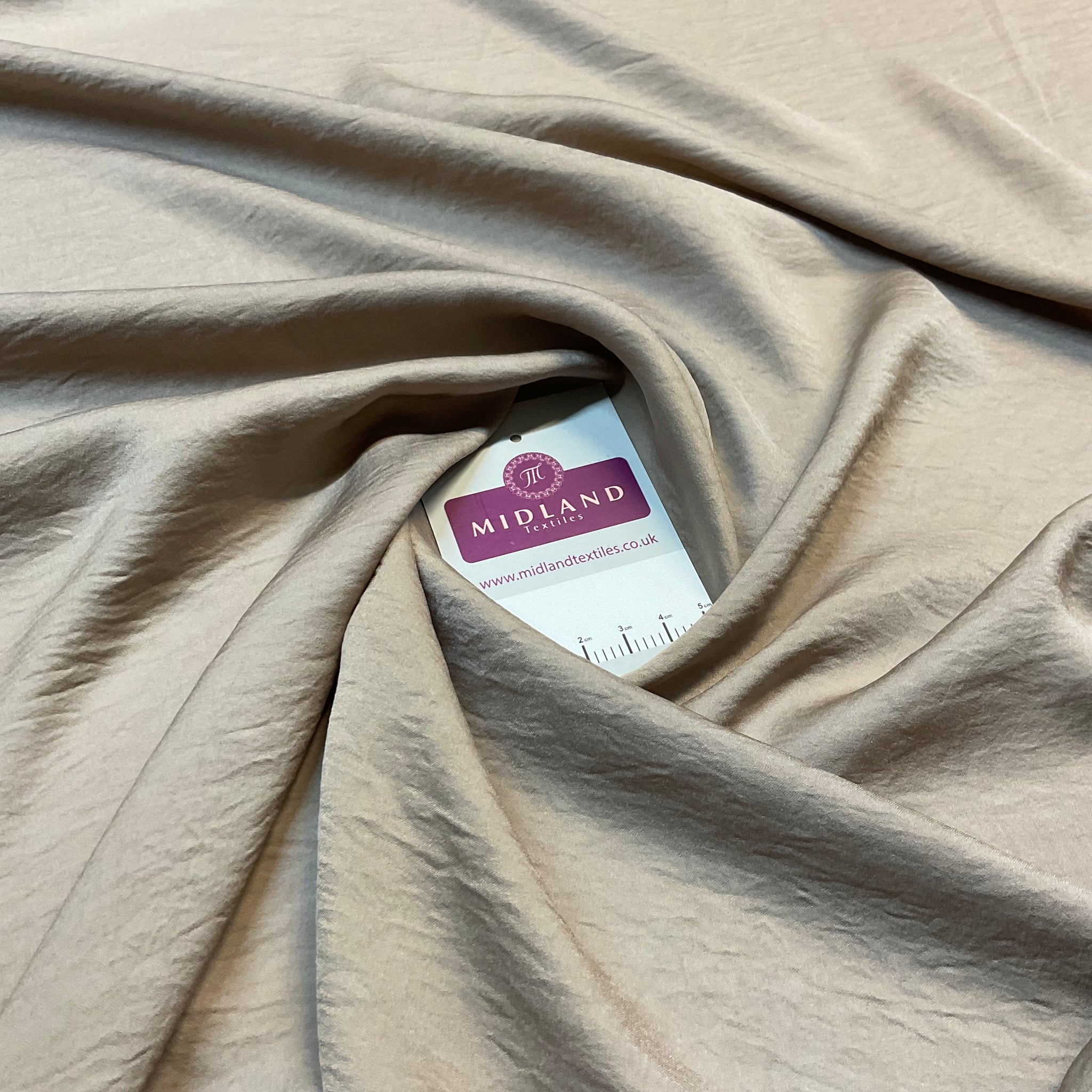 Silky Smooth Creased Crinkle Boho Crushed dress fabric M1799