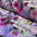 Abstract Pastel Floral Linen Viscose Cotton Digital Printed dress fabric soft natural blend 137cm wide M2045