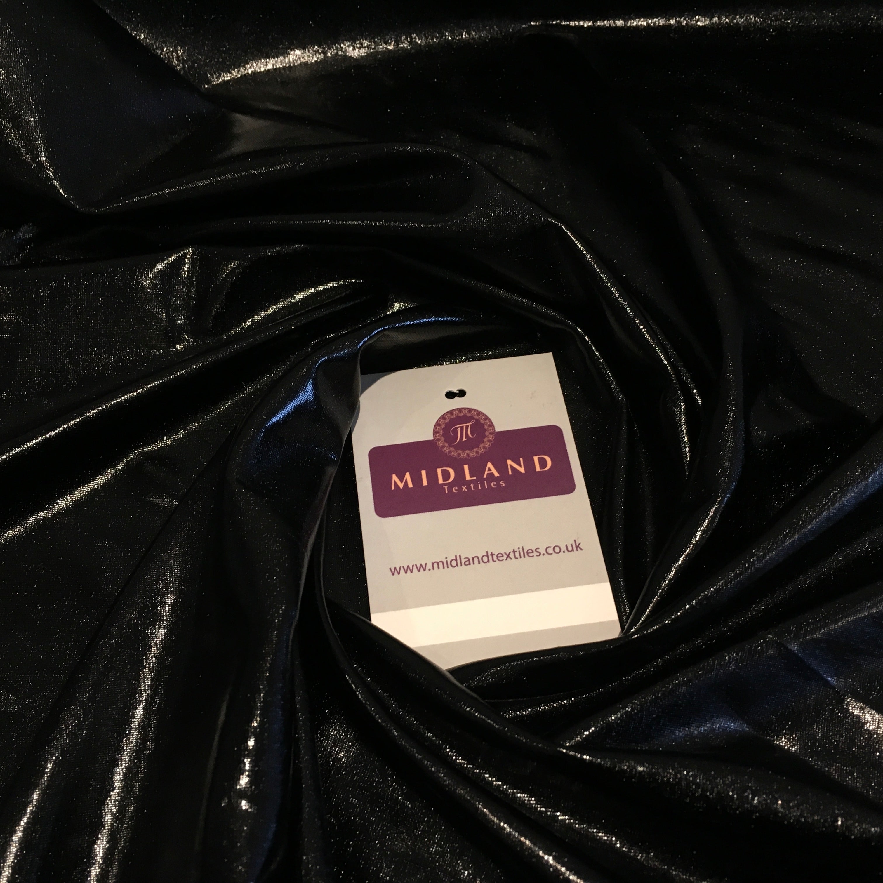 Metallic Shiny Stretchy foil Polyester Nylon Spandex Mix 58' Wide M100 Mtex