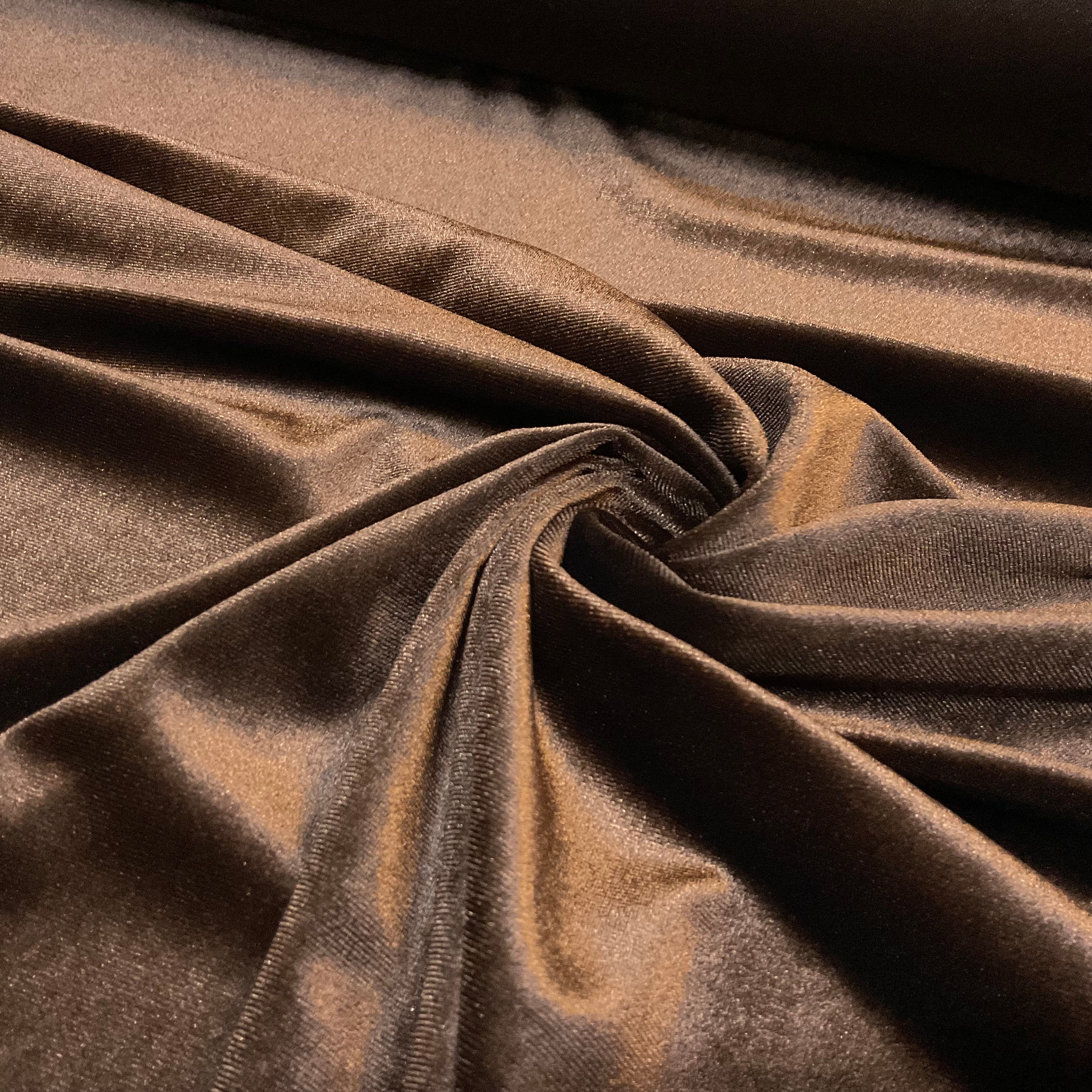 Plain Spandex Plush Velour Fabric – 147cm Wide – Soft Stretch Luxury M2072