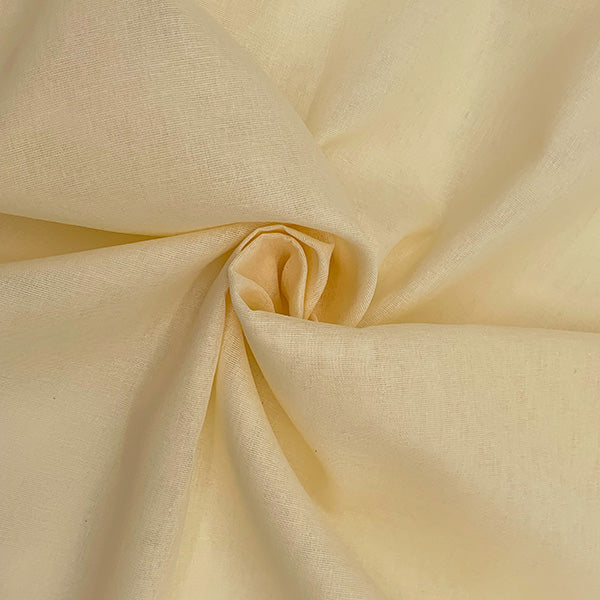 Cream Fire-Retardant Muslin Fabric - 100% Cotton - 150cm Wide M1984-3