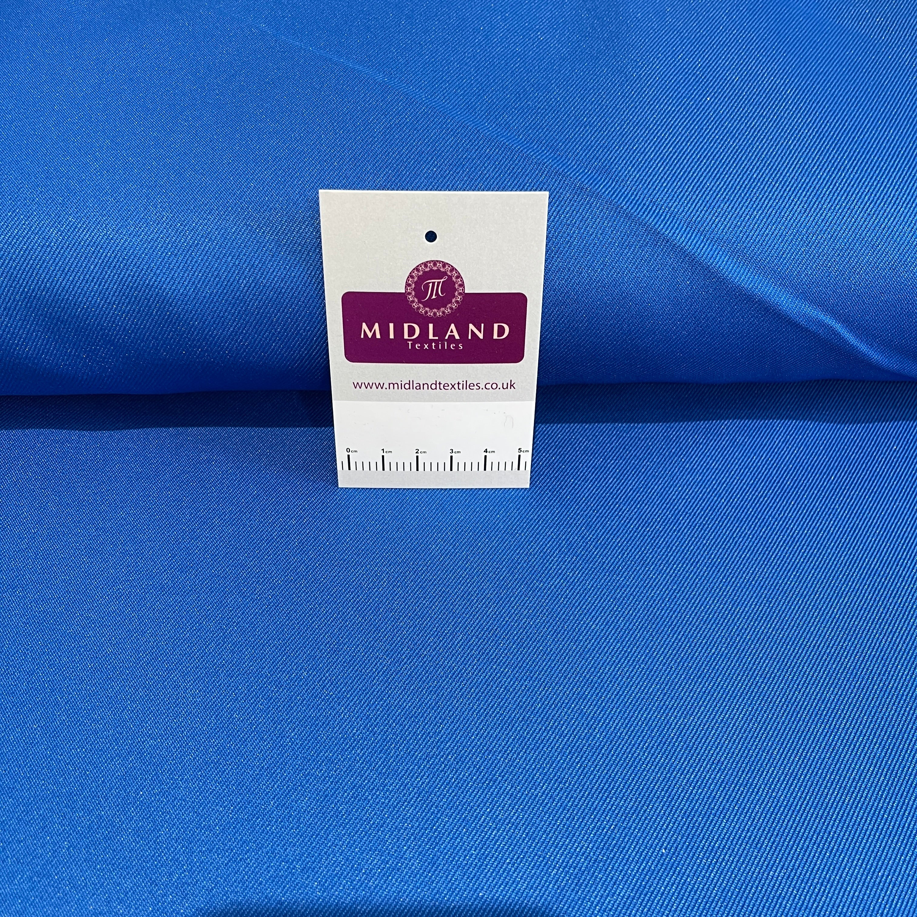 Navy Plain Polyester Twill fabric ideal for suits, skirts, uniform M773-2