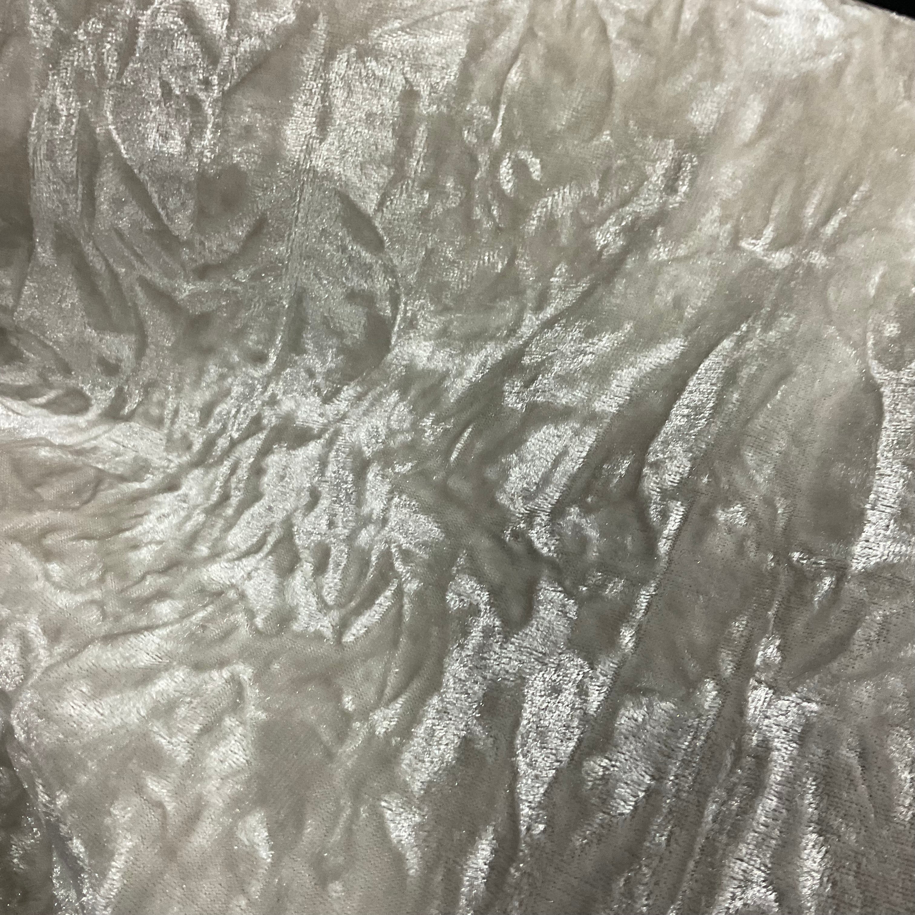 Creased Ice Velvet One way stretch Dress Fabric 58' M607 Mtex