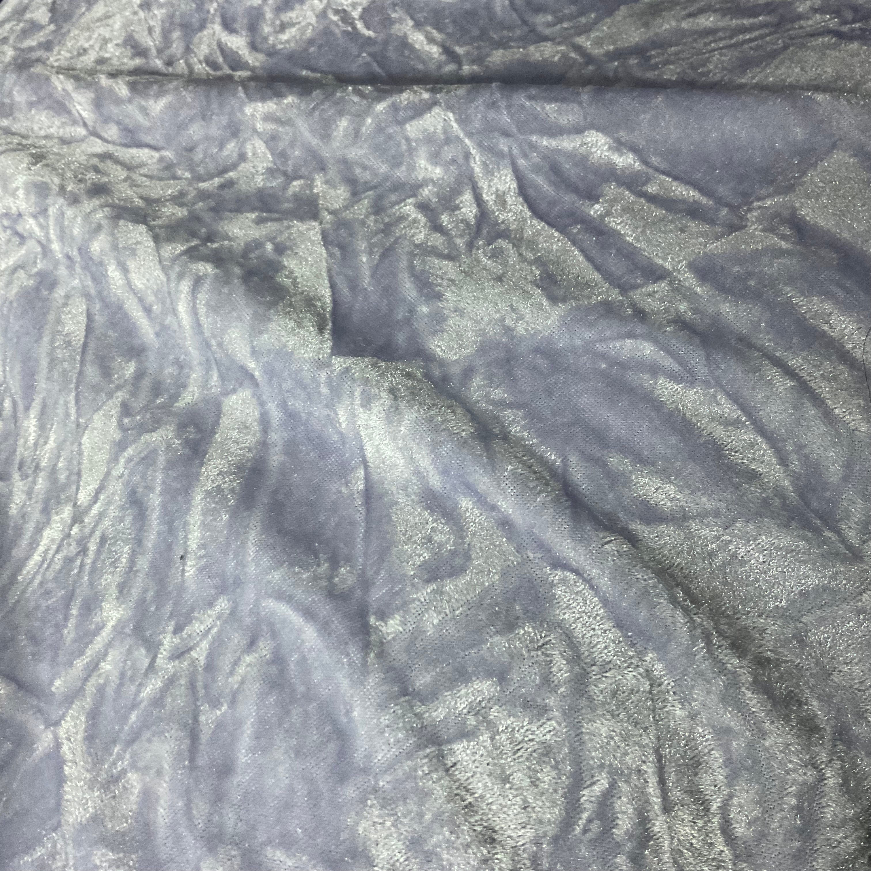 Creased Ice Velvet One way stretch Dress Fabric 58' M607 Mtex