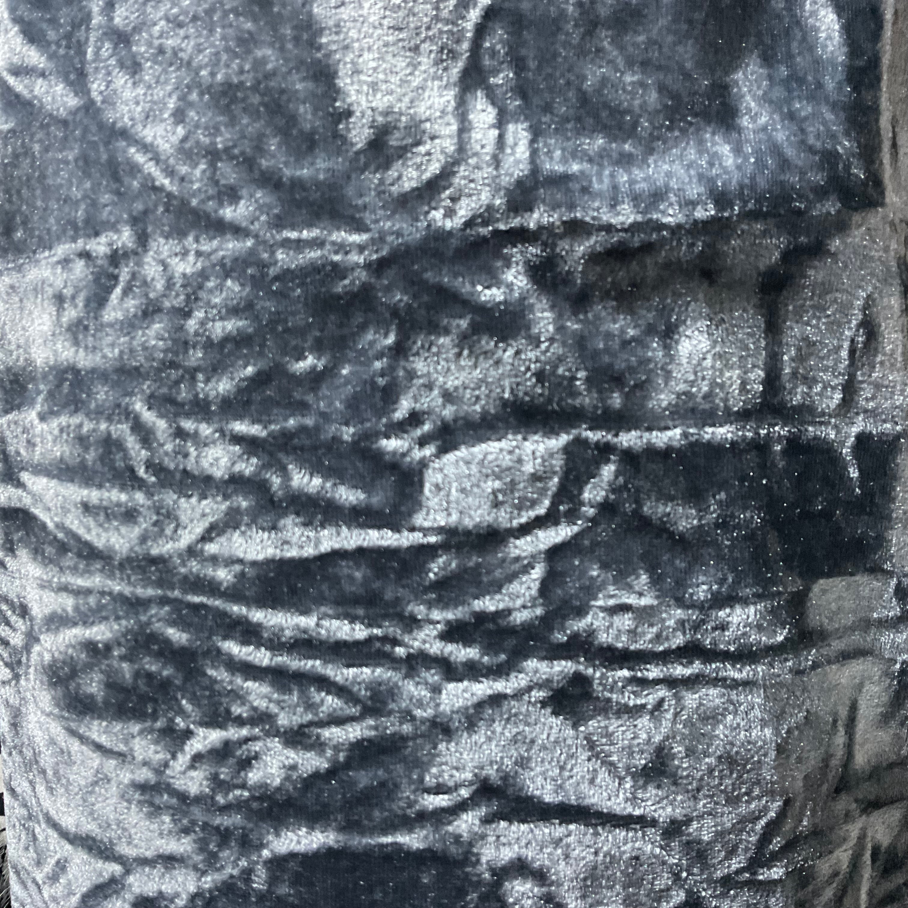 Creased Ice Velvet One way stretch Dress Fabric 58' M607 Mtex