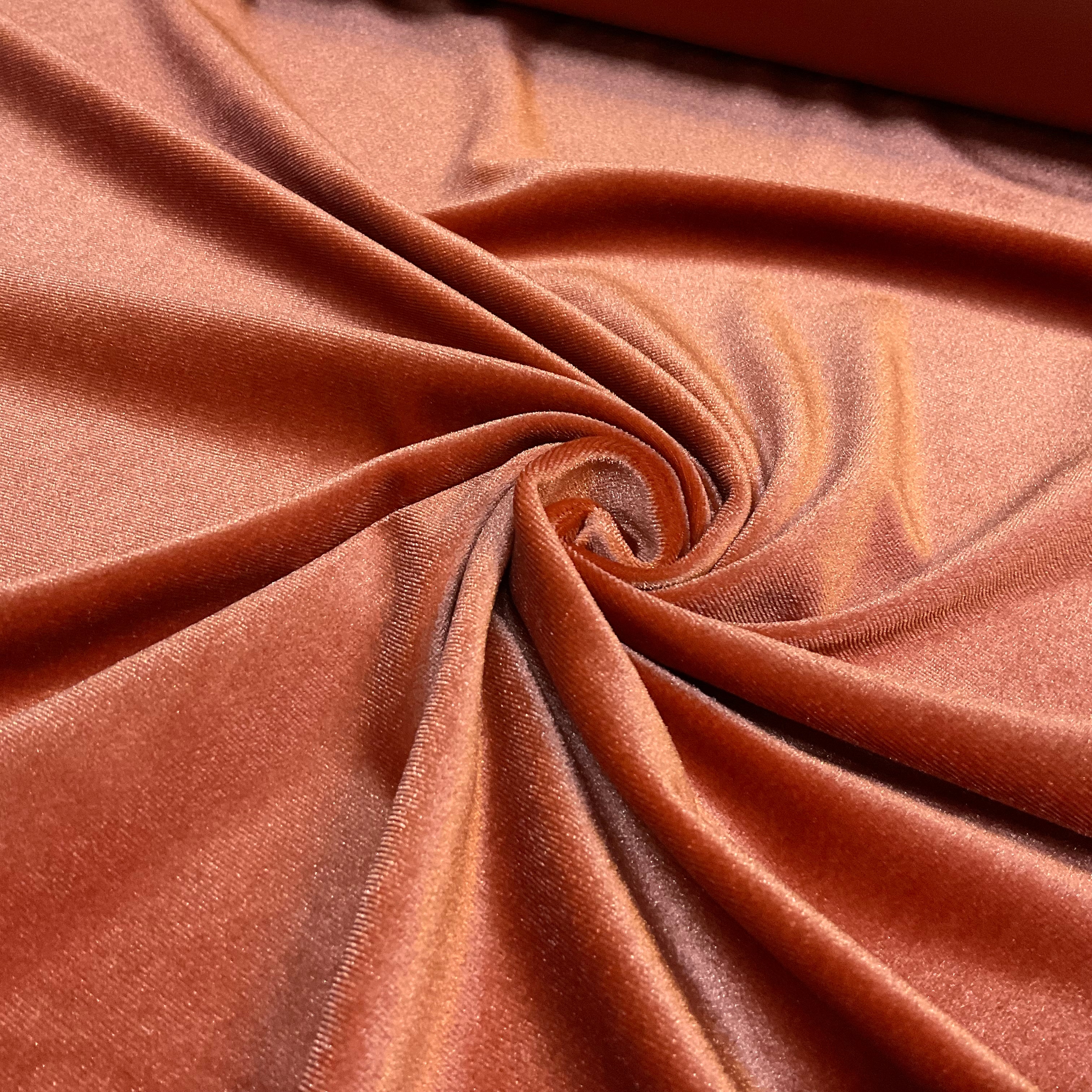 Plain Spandex Plush Velour Fabric – 147cm Wide – Soft Stretch Luxury M2072