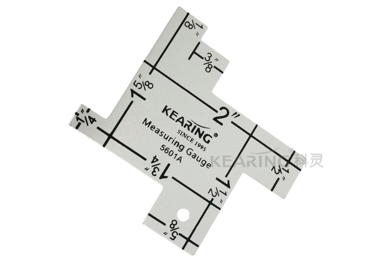 Aluminum Fabric Measuring Gauge Kearing M1997