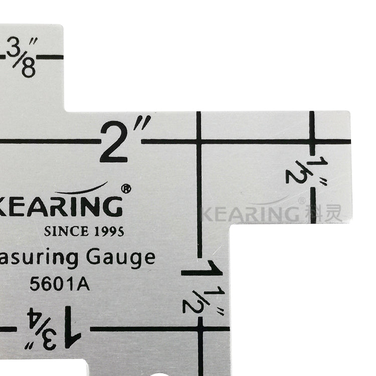 Aluminum Fabric Measuring Gauge Kearing M1997