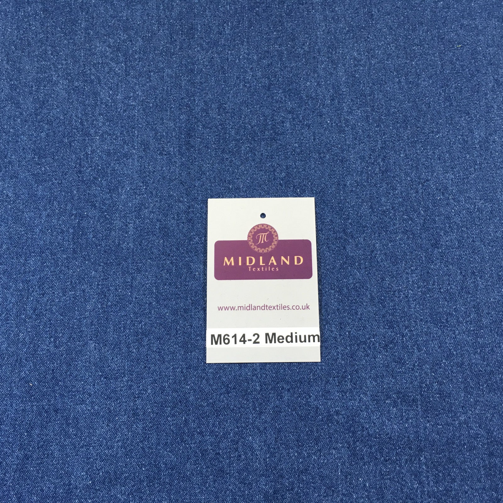 £10.75/m 8oz Washed Denim Light-Medium-Dark Blue Fabric 100% Cotton 58' M614