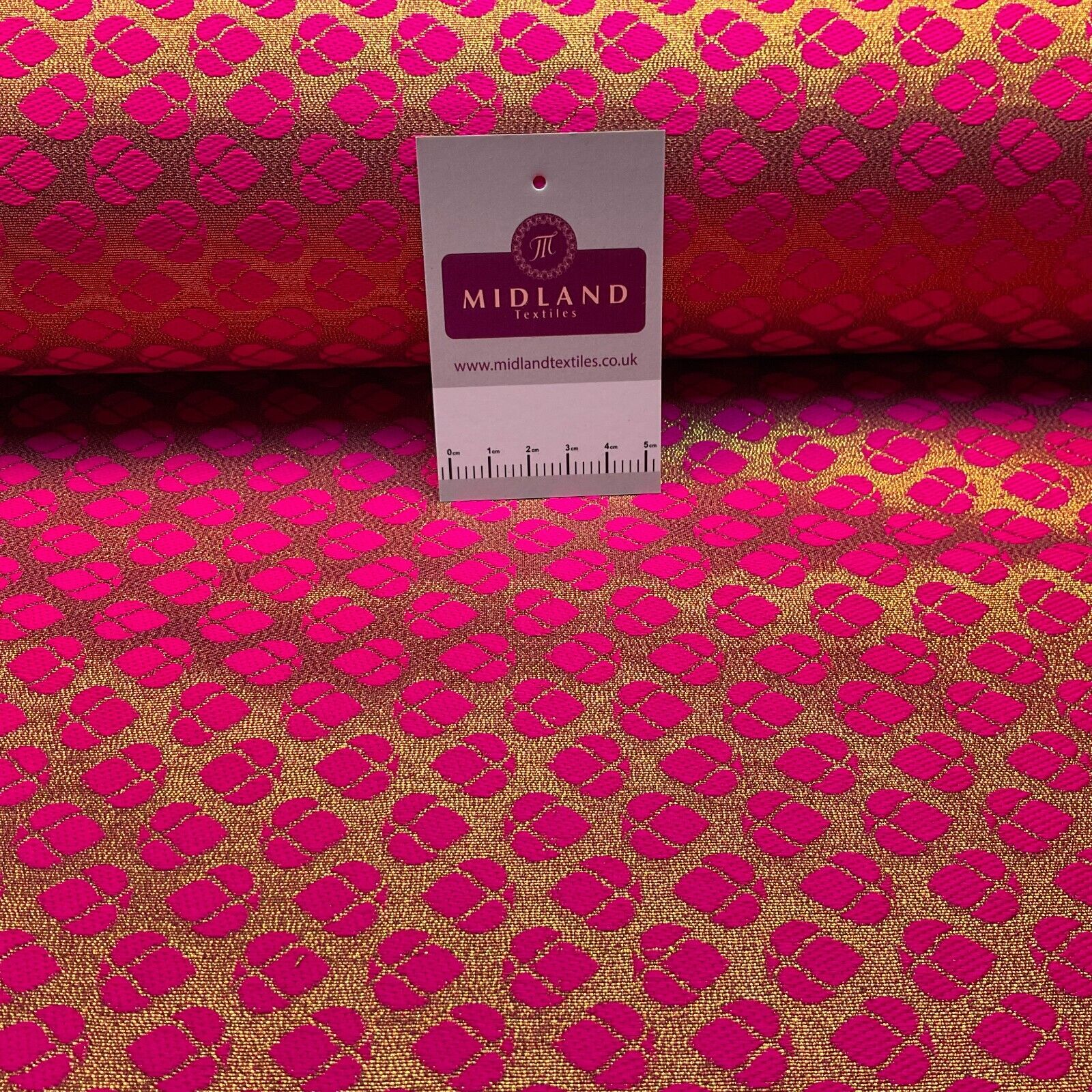 Indian Geometric Banarsi fabric Brocade waistcoat wedding 125cm wide M1687