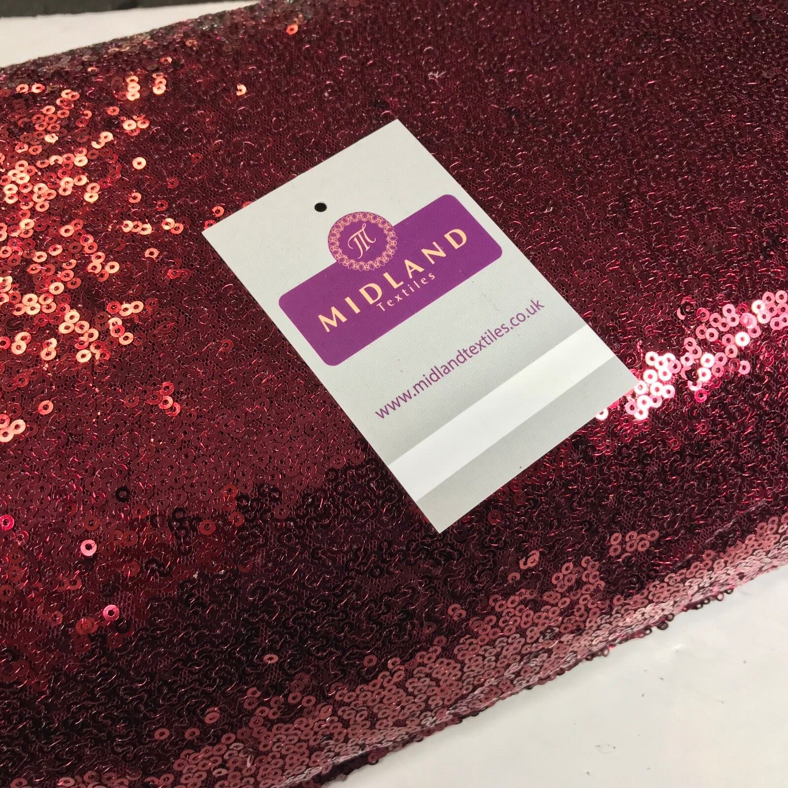 3mm Sewn On Allover Sequins On Net Fabric 48' Wide Dress Fabric M79 Mtex