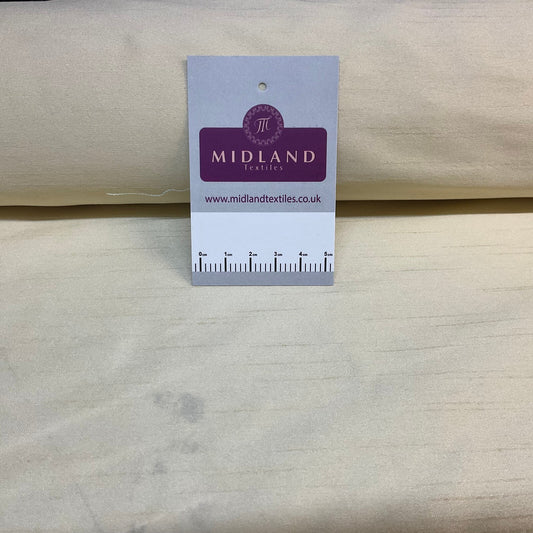 £4.50 Luxury Plain Raw Faux Silk Dupion Fabric M1801 - Dressmaking Material