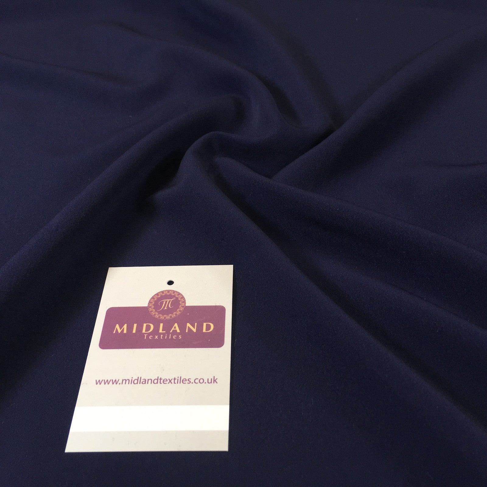 PLAIN PEACH-SKIN POWDER TOUCH  CREPE DRESS FABRIC BY THE METRE M5 Mtex