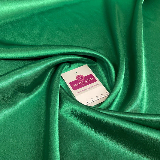 £2.75 Plain Crepe Back Liquid Silky Smooth Satin Dress Fabric 150 cm MA1248 Mtex