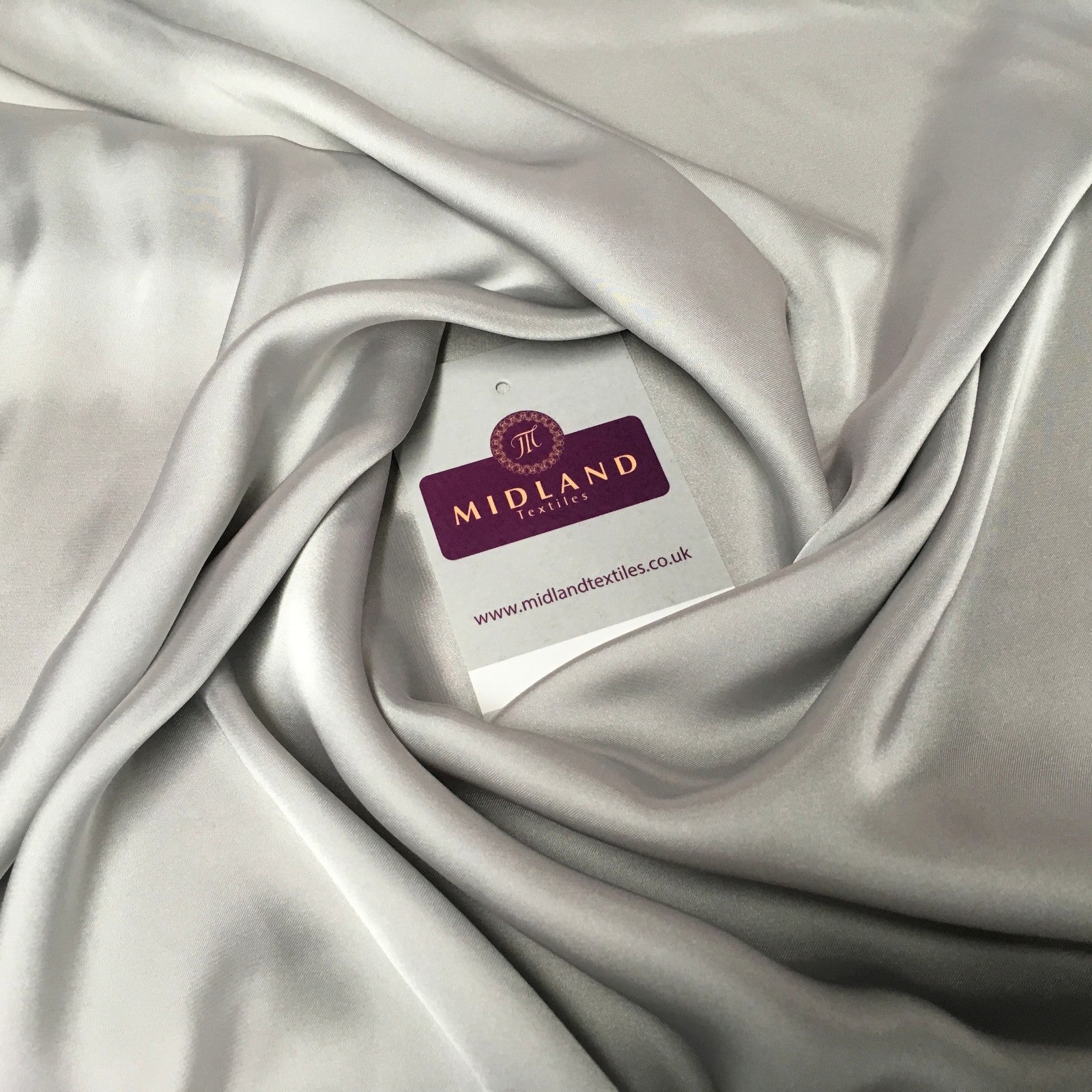 £4.99/m Silky Charmeuse Lightweight Satin bridal dress fabric 58' MD831 Mtex