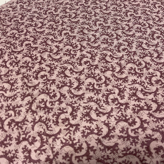 £5.99 Mauve Blush Autumn Harmony Stof Crafting 100% Cotton Fabric by Metre M1926