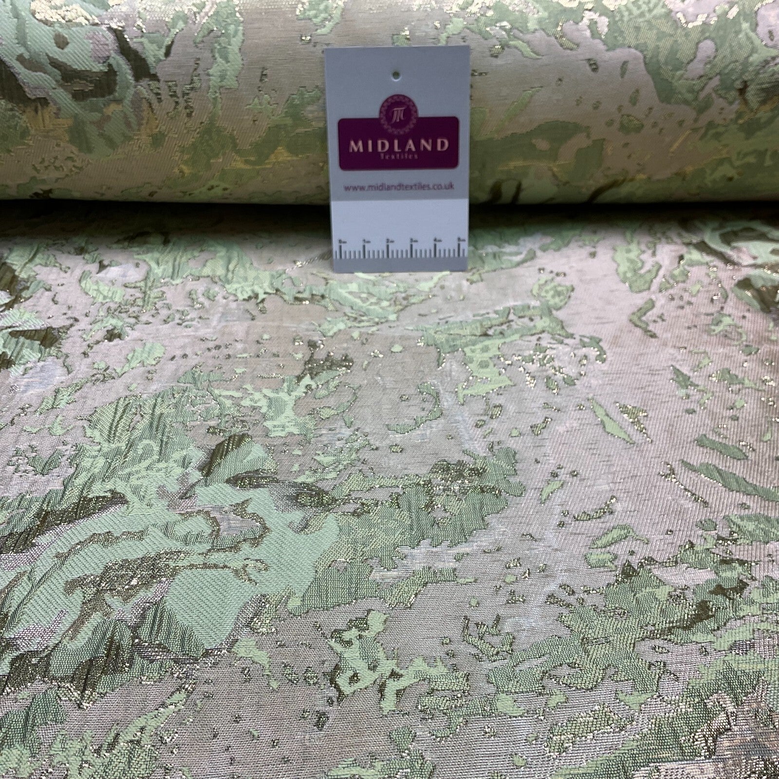 £15 Indian Abstract banarsi brocade waistcoat wedding Fabric 140cm wide M1685