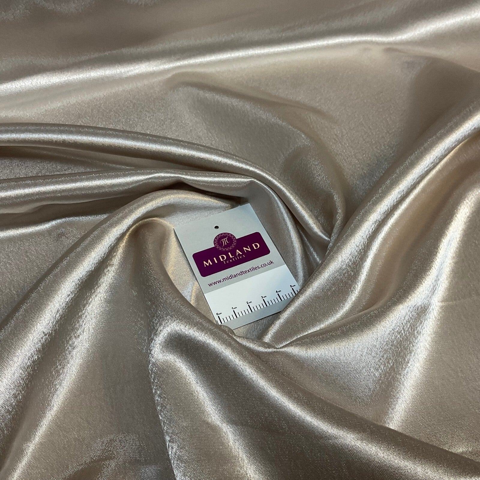 £2.75 Plain Crepe Back Liquid Silky Smooth Satin Dress Fabric 150 cm MA1248 Mtex