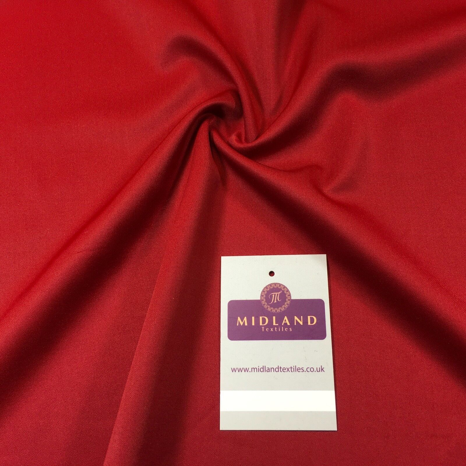 Red Twill plain dress fabric 58' M720-55 Mtex