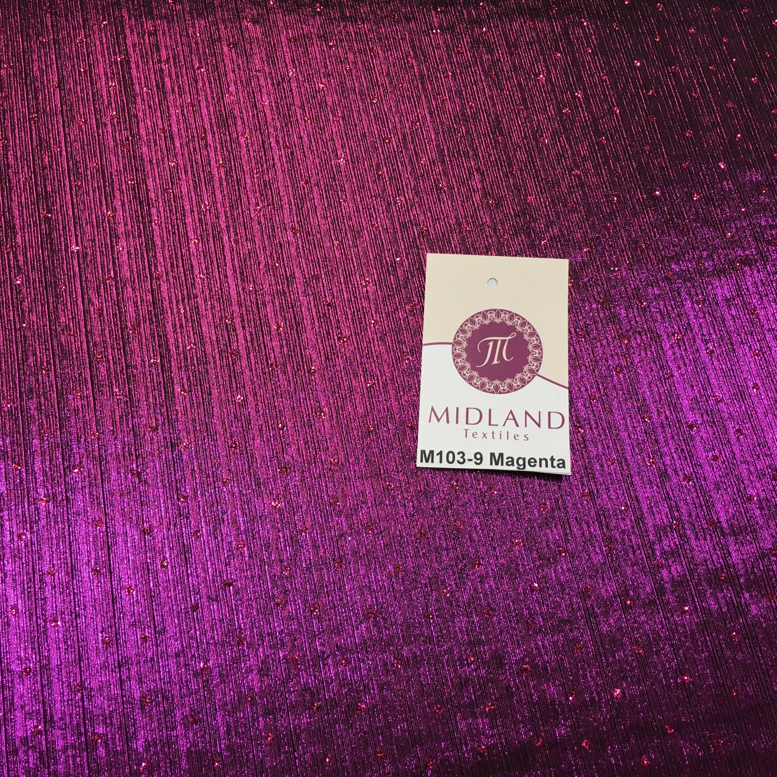 Metallic Corduroy Lame Hologram Sequin 1 way stretch Fabric 58' wide M103 Mtex