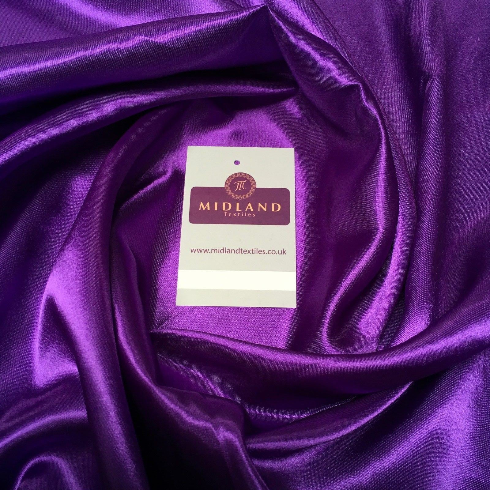 Clearence Plain Smooth Silky Satin Dressmaking Fabric 58' Wide MS909 Mtex
