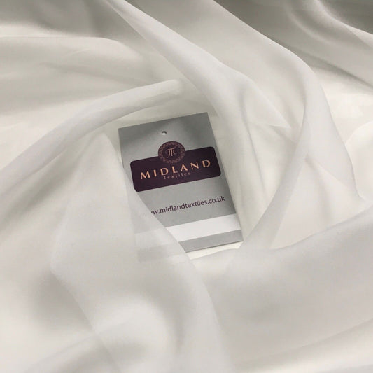 Plain Catonic Chiffon Ideal for scarfs, decorations Fabric 57" wide MD895