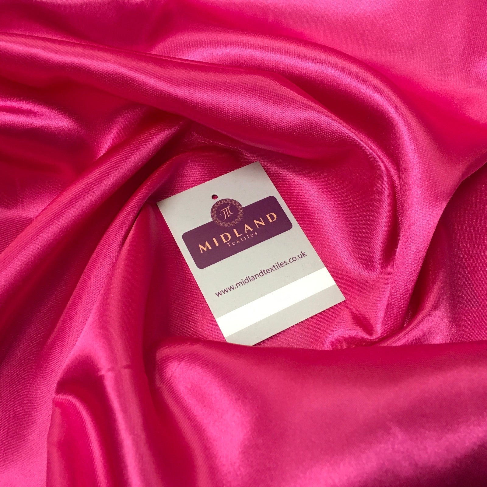 Clearence Plain Smooth Silky Satin Dressmaking Fabric 58' Wide MS909 Mtex