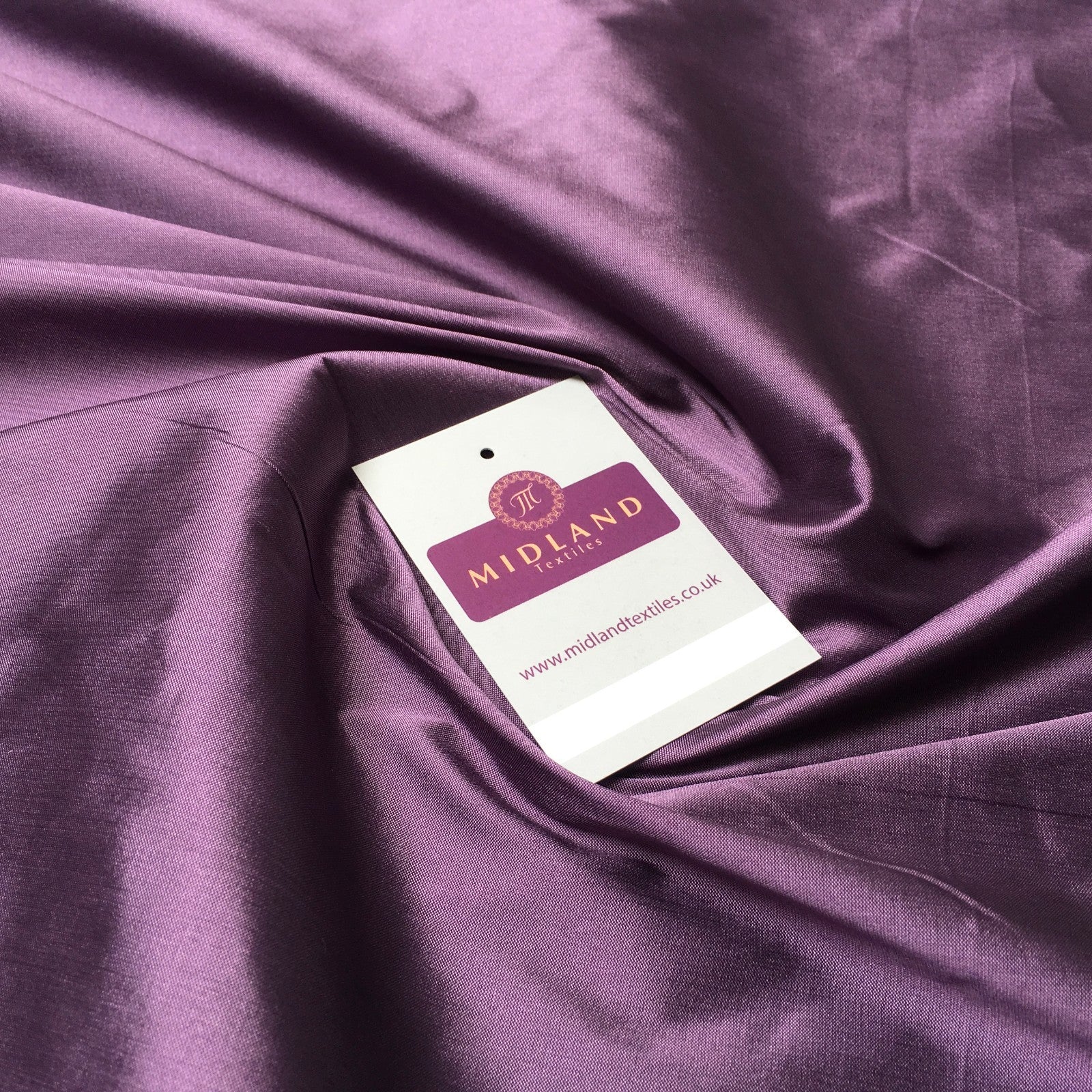 £6.50/m Plain Taffeta Faux Silk ideal for evening wear dress fabric 58' MK917