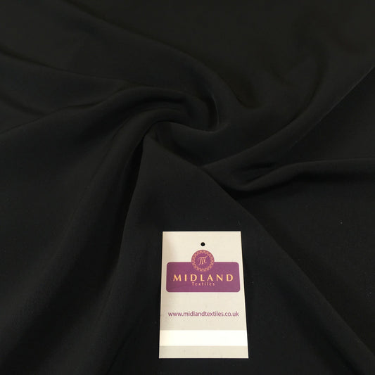 £5.99/m PLAIN PEACH-SKIN POWDER TOUCH  CREPE DRESS FABRIC BY THE METRE M5