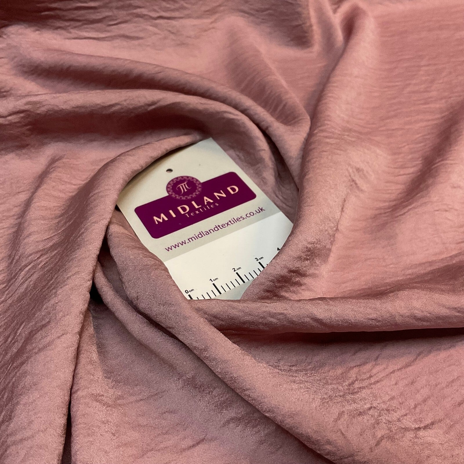 £4.99 Silky Smooth Creased Crinkle Boho Crushed dress fabric M1799