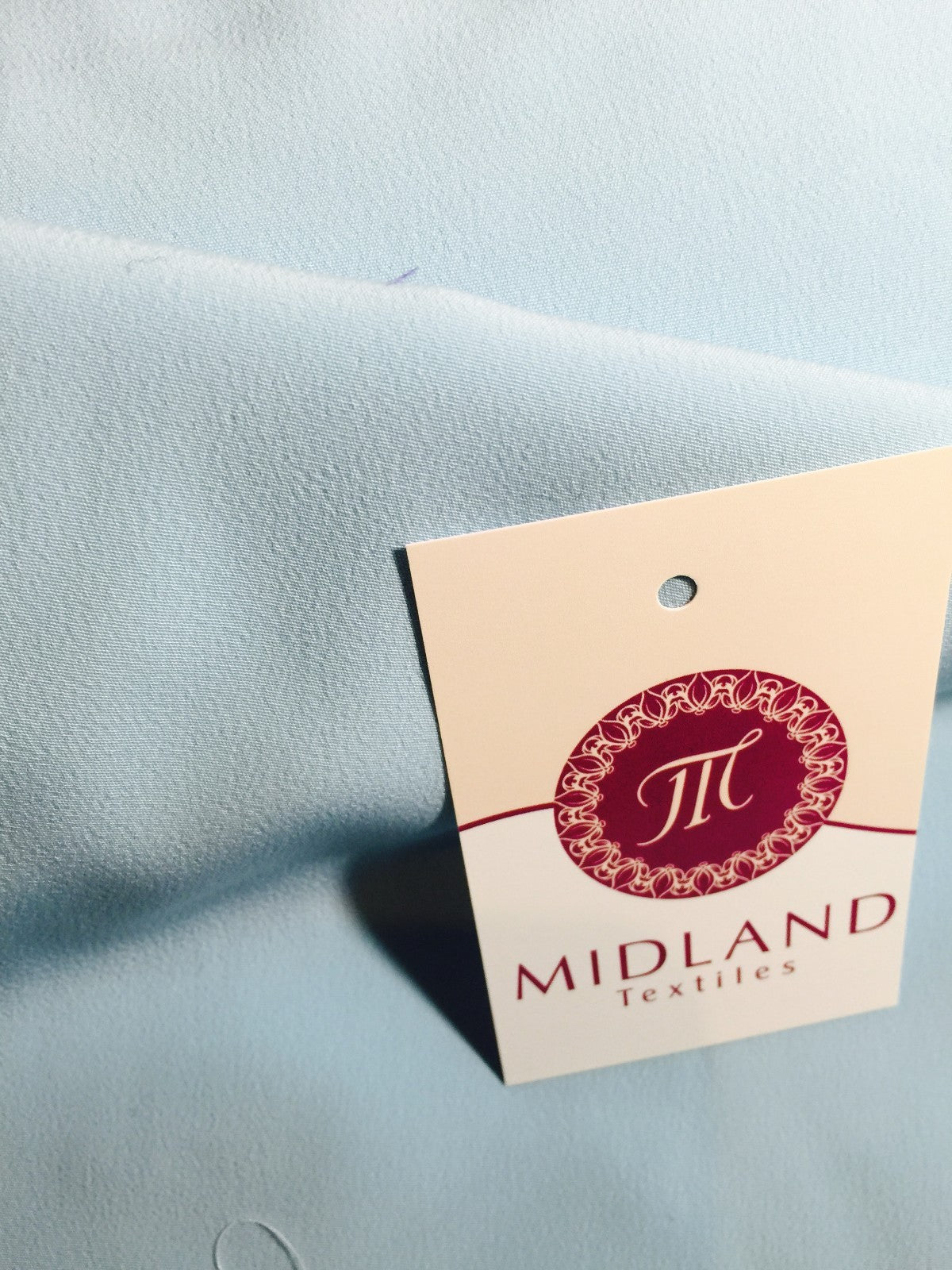 £5.99/m PLAIN PEACH-SKIN POWDER TOUCH  CREPE DRESS FABRIC BY THE METRE M5