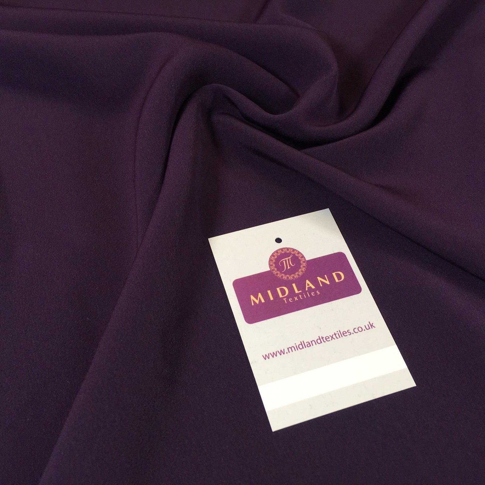 £5.99/m PLAIN PEACH-SKIN POWDER TOUCH  CREPE DRESS FABRIC BY THE METRE M5