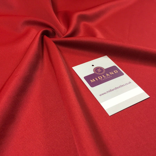 Red Twill plain dress fabric 58" M720-55 Mtex