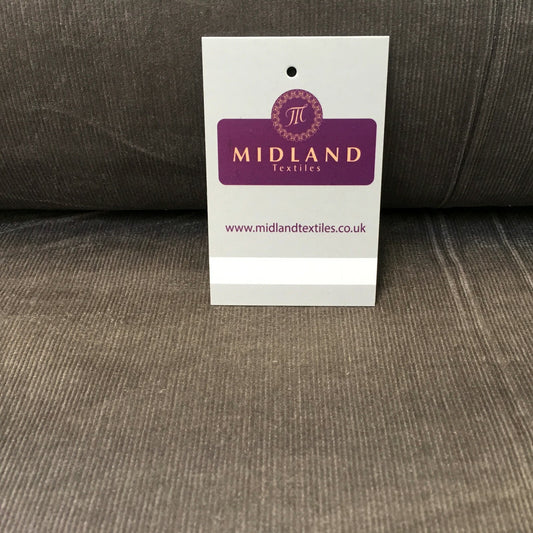 Medium Brown 21 Wale Needle Cord 100% Cotton Dress fabric 150cm Wide MK1111 Mtex