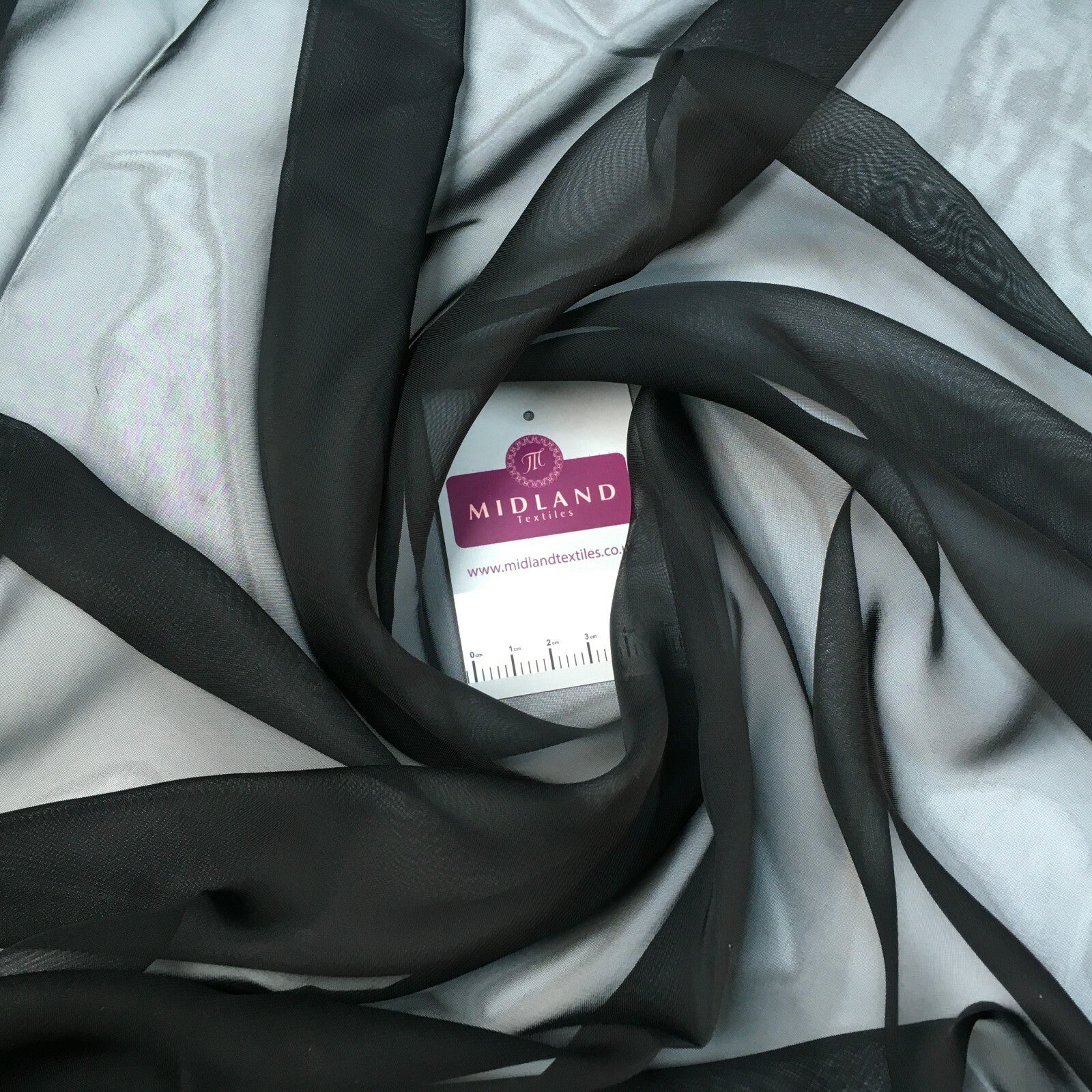 Plain Georgette Chiffon Lightweight sheer Fabric 150 cm M687 Mtex