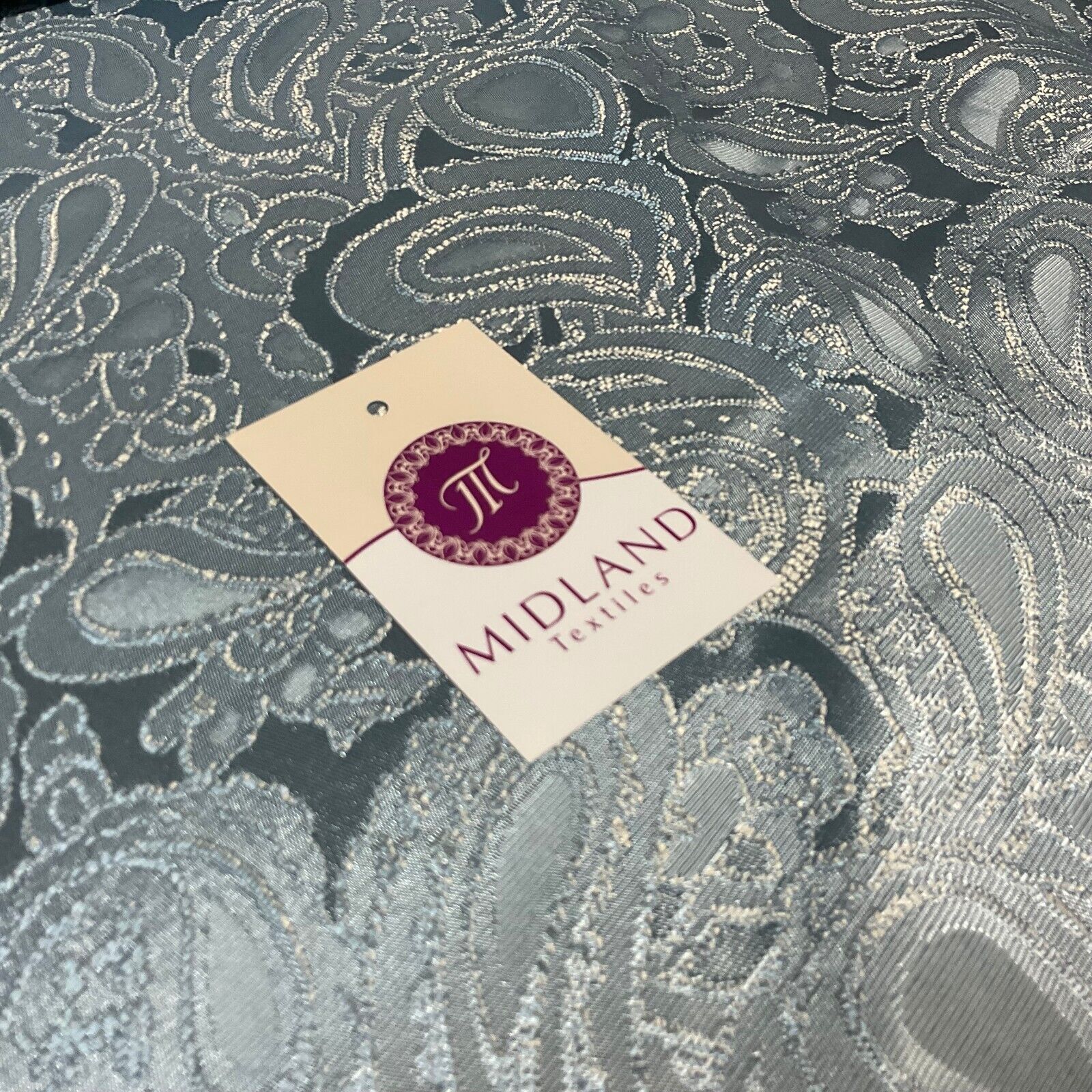 Satin Floral Jacquard Perfect for Dresses, Skirt Fabric 150cm wide M1755