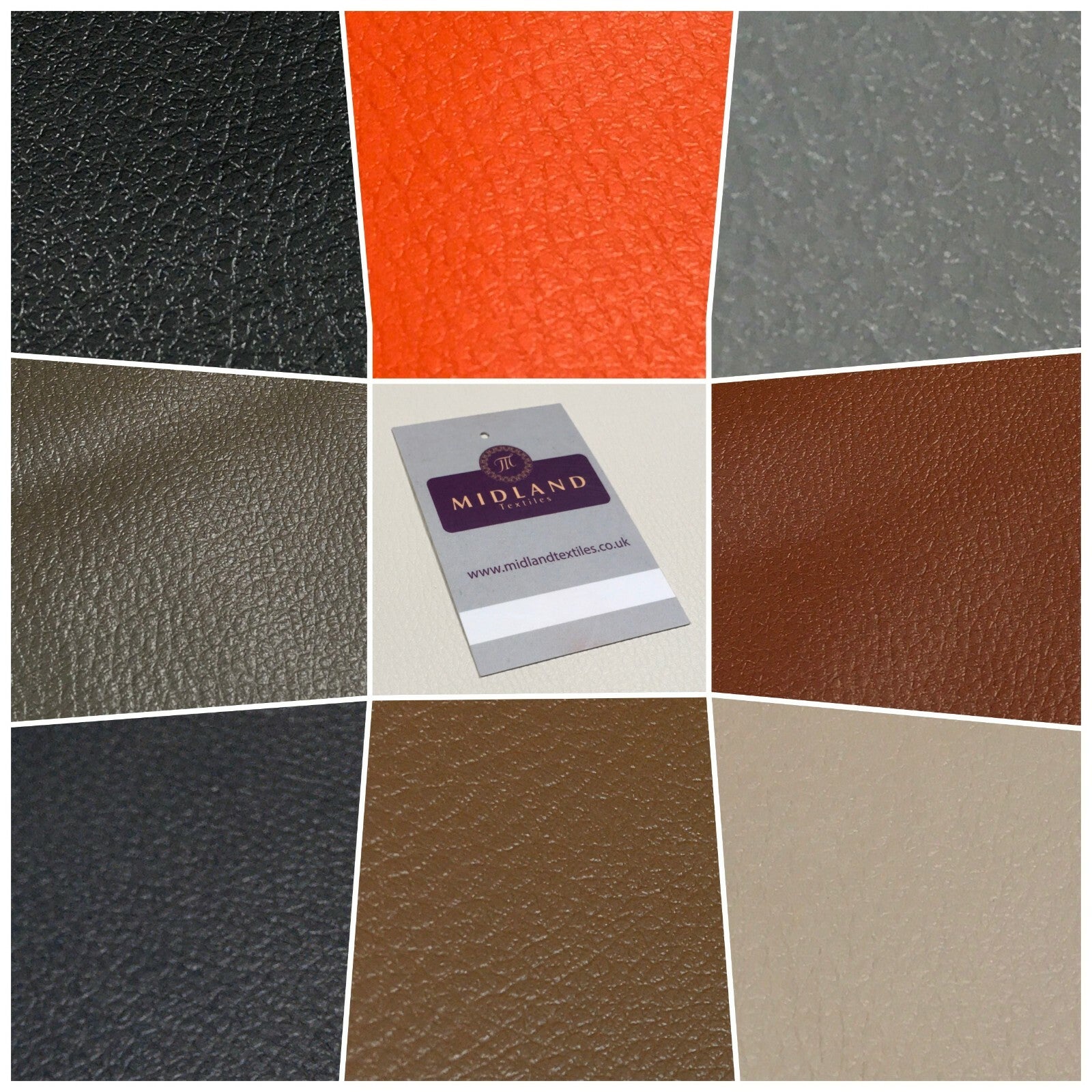 Faux Leather Leatherette Flame Retardant Upholstery Bag Making 140cm MK1319