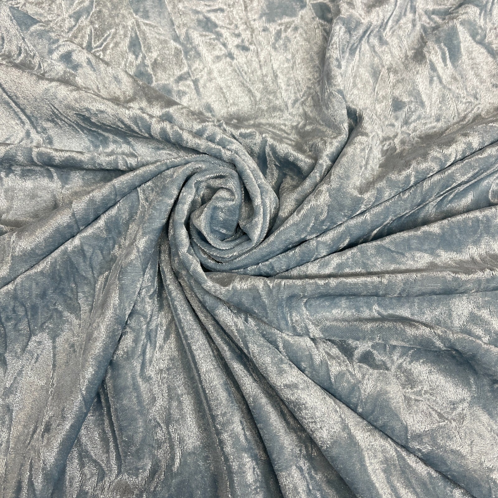 £5.75 Creased Ice Velvet One way stretch Dress Fabric 58' M607 Mtex